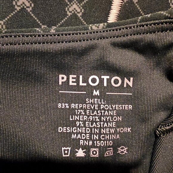 Peloton Women's Diamond Printed Sports Bra Size M - Picture 5 of 5